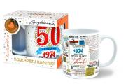 Opakowanie Kubek Premium Q Urodziny 50 (roczniki)