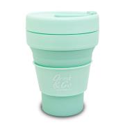 Opakowanie Kubek silikonowy 355 ml pastelowy powder mint