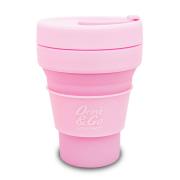 Opakowanie Kubek silikonowy 355 ml pastelowy powder pink