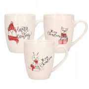 Opakowanie Kubek świąteczny z uchem 340ml psy mix