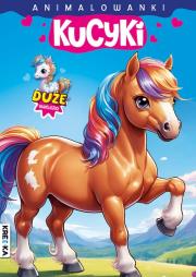 Okładka książki Kucyki. Animalowanki