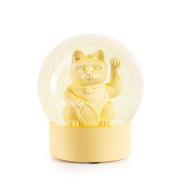 Opakowanie Kula śnieżna - Lucky Cat żółty