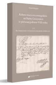 Okładka książki Kultura muzyczna ewangelików na Śląsku... T.1