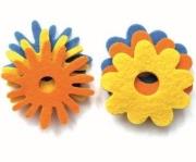 Opakowanie Kwiatki z filcu 6szt
