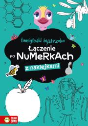 Łączenie po numerkach. Łamigłówki bystrzaka. Autor: Zuzanna Osuchowska. Dadada.pl Okładka książki Łączenie po numerkach. Łamigłówki bystrzaka