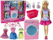 Opakowanie Lalka Anlily pralnia + akcesoria, pralka XXL