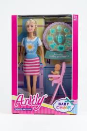 Opakowanie Lalka Anlily z krzesłem dla dziecka 29cm