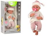 Lalka bobas ze smoczkiem 35cm. Wydawca: Leantoys. Dadada.pl Opakowanie Lalka bobas ze smoczkiem 35cm