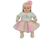 Lalka dziewczynka 45cm z polskim dźwiękiem. Wydawca: ADAR. Dadada.pl Opakowanie Lalka dziewczynka 45cm z polskim dźwiękiem