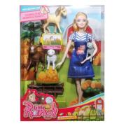 Opakowanie Lalka farmerka ze zwierzętami