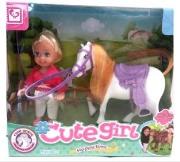 Lalka z koniem. Wydawca: Pegaz Toys. Dadada.pl Opakowanie Lalka z koniem