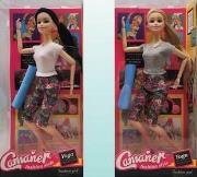 Opakowanie Lalka z matą do ćwiczeń MIX