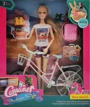 Opakowanie Lalka zestaw z rowerem
