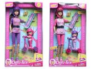 Opakowanie Lalki z deskorolką i hulajnogą 29cm MIX