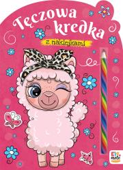 Okładka książki Lama. Tęczowa kredka