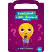 Łamigłówki u pani Żarówki. Zeszyt 2. Wydawca: Trefl. Dadada.pl Opakowanie Łamigłówki u pani Żarówki. Zeszyt 2