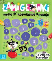 Okładka książki Łamigłówki z wesołym borsukiem