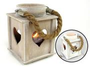 Lampion na tealight drewniany 12x16x12cm MIX. Wydawca: ADAR. Dadada.pl Opakowanie Lampion na tealight drewniany 12x16x12cm MIX