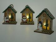 Opakowanie Lampka ledowa z motywem świątecznym (12szt)