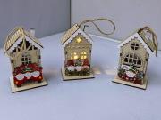 Opakowanie Lampka ledowa z motywem świątecznym (24szt)