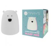 Opakowanie Lampka nocna LED RGB Miś mały biały