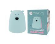 Opakowanie Lampka nocna LED RGB Miś mały niebieski