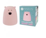 Opakowanie Lampka nocna LED RGB Miś mały różowy