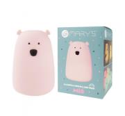 Opakowanie Lampka nocna LED RGB+WW + R/C miś duży różowy