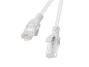 Okładka książki LANBERG PATCHCORD UTP KAT.5E 50M SZARY PCU5-10CC-5000-S