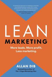 Lean Marketing. Autor: Dib Allan. Dadada.pl Okładka książki Lean Marketing