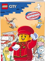 Okładka książki Lego city Kolorowanka z naklejkami NA-6003