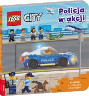 Okładka książki Lego city Policja w akcji Książka z ruchomymi elementami PPS-6004