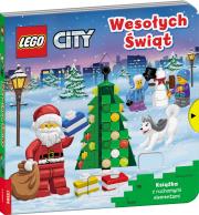 Okładka książki Lego city Wesołych świąt Książka z ruchomymi elementami PPS-6003