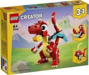 Lego CREATOR 31145 Czerwony smok. Wydawca: LEGO(R). Dadada.pl Opakowanie Lego CREATOR 31145 Czerwony smok