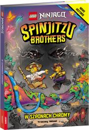 Okładka książki Lego ninjago Spinjitzu brothers w szponach chromy LBWS-6704
