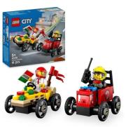 Opakowanie LEGO(R) CITY 60458 (4szt) Zestaw wyścigówek: pizza