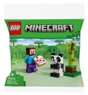 Opakowanie LEGO(R) MINECRAFT 30672 (30szt) Steve i mala panda