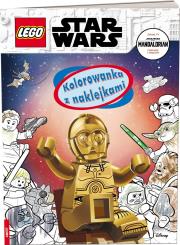 Okładka książki LEGO Star Wars Kolorowanka z Naklejkami NA-6303