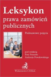 Okładka książki Leksykon prawa zamówień publicznych. Podstawowe pojęcia