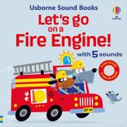 Let's go on a Fire Engine. Autor: Taplin Sam. Dadada.pl Okładka książki Let's go on a Fire Engine