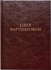 Liber baptistatorum. Autor:   Praca zbiorowa. Dadada.pl Okładka książki Liber baptistatorum