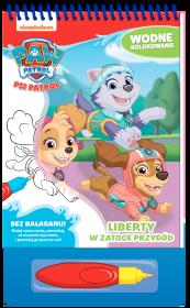 Okładka książki Liberty w zatoce przygód. Psi Patrol. Wodne kolorowanie