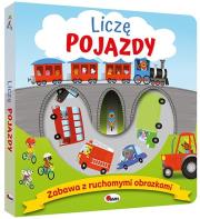 Liczę pojazdy. Autor: Natalia Kawałko-Dzikowska. Dadada.pl Okładka książki Liczę pojazdy