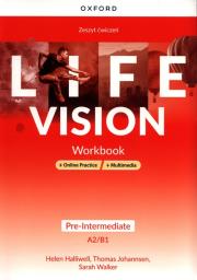 Okładka książki Life Vision Pre-Intermediate WB+online+multimedia