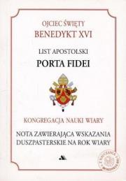Okładka książki List apostolski Porta Fidei