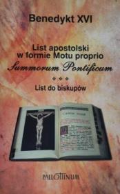 Okładka książki List apostolski w formie motu proprio Summorum...