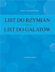 List do Rzymian / List do Galatów. Autor: red. Tomasz Wojtaś. Dadada.pl Okładka książki List do Rzymian / List do Galatów