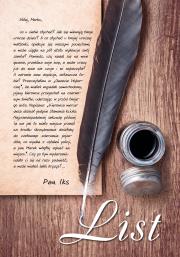 Okładka książki List