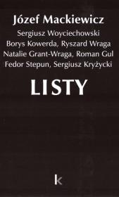 Okładka książki Listy T.36