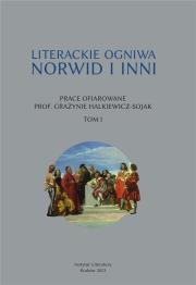 Literackie ogniwa. Norwid i inni. Autor: Feliks Netz. Dadada.pl Okładka książki Literackie ogniwa. Norwid i inni